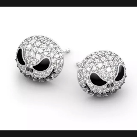 Nightmare Before Christmas Jewelry - Jack Skellington Nightmare Before Christmas Crystal Earrings
